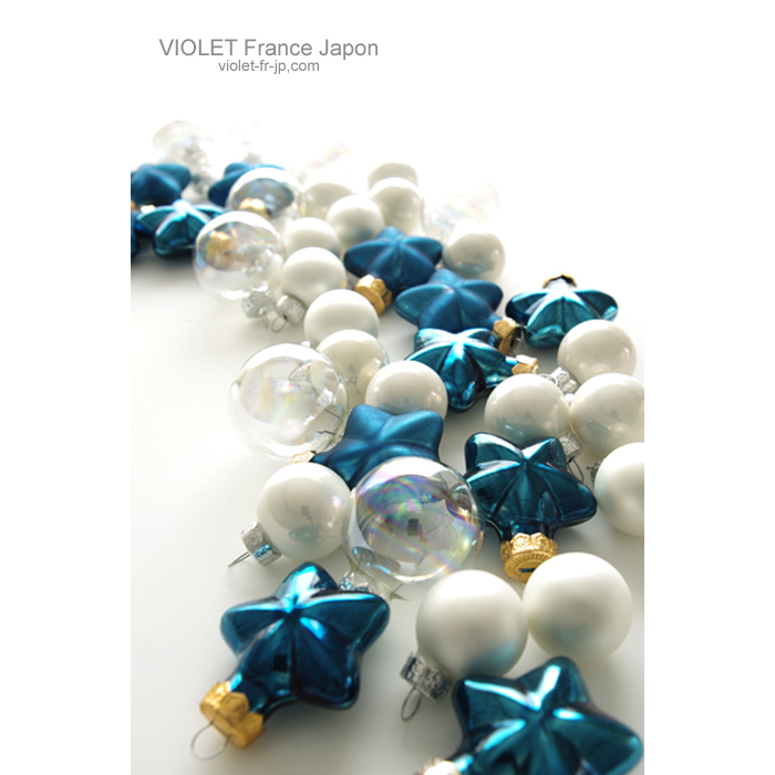 オランダミニガラスボールオーナメントセット C クリスマス雑貨 フランスのインテリア雑貨専門通販 Violet France Japon